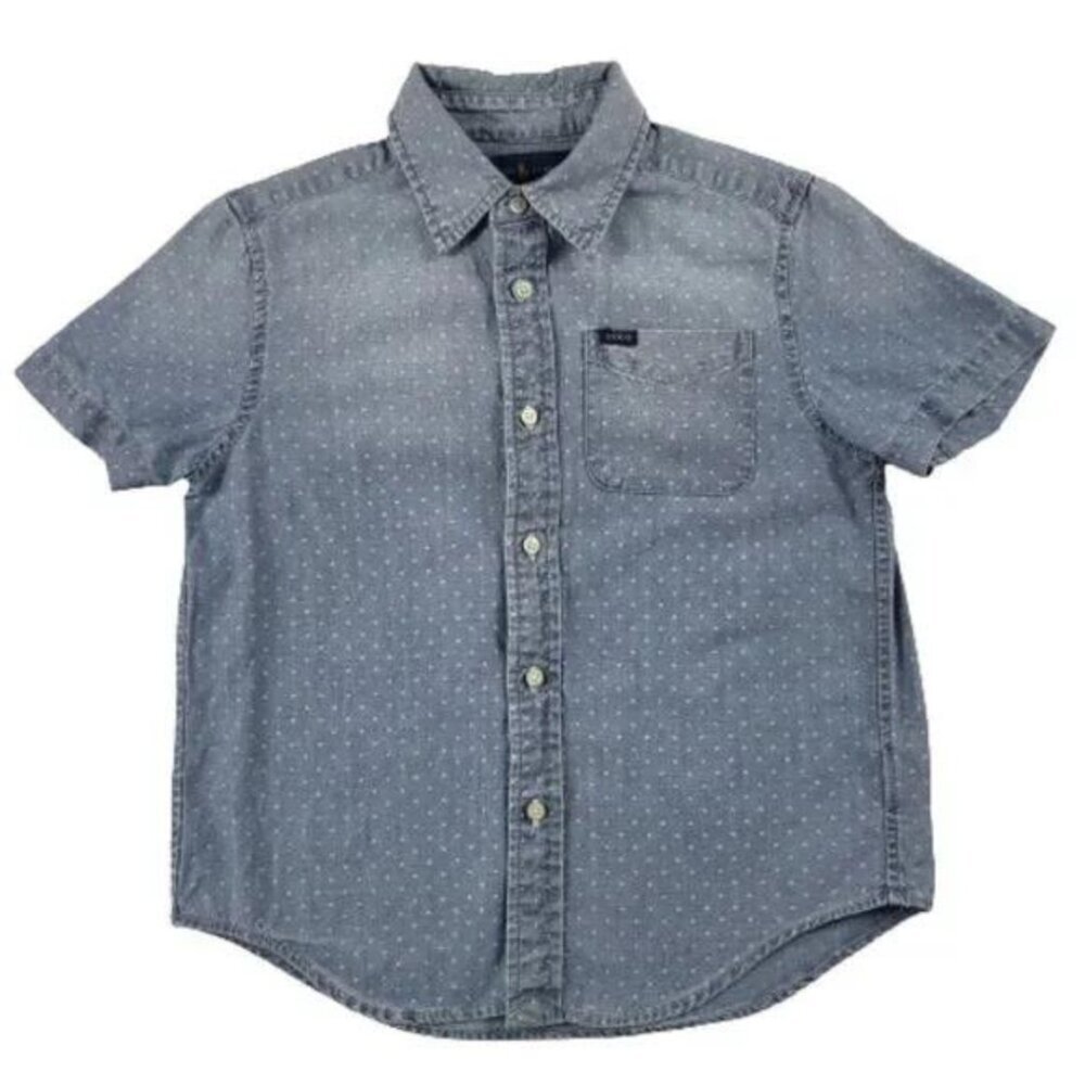 Ralph Lauren Boys Button-Down Denim Shirt Size 6